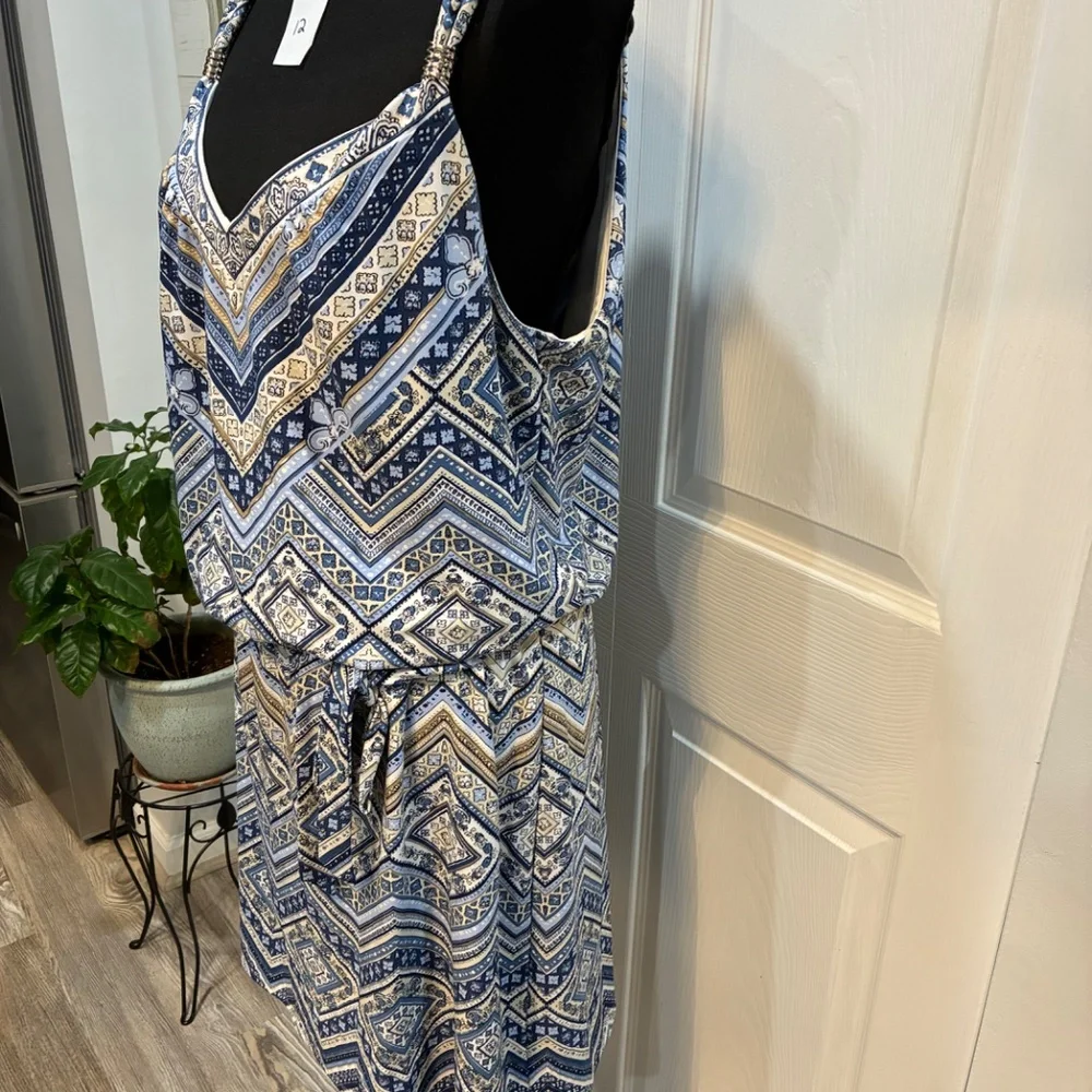 White House Black Market  MJ Print Dress - Picture 3 of 6